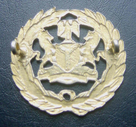 Vintage Nigerian Army Metal Cap Badge Nigeria
