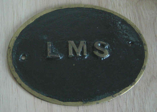 British LMS London Midland and Scottish Railway Unknown Plaque