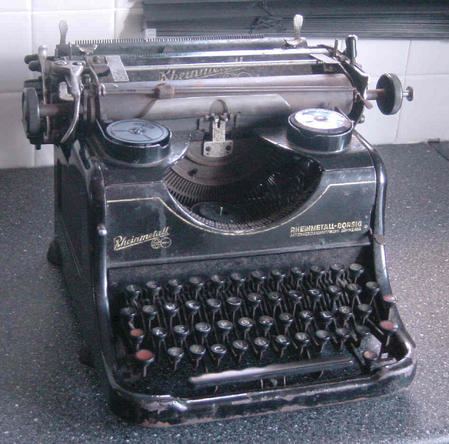 German Third Reich KM Navy Typewriter