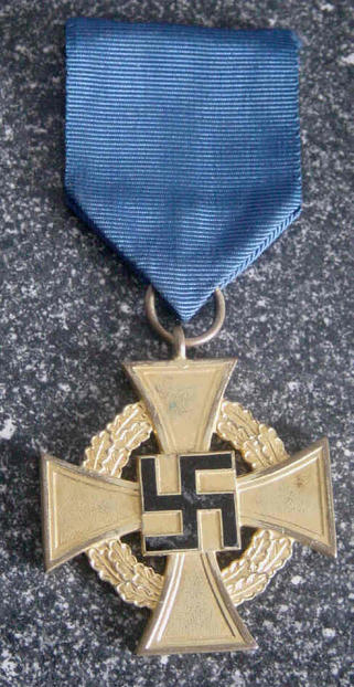 German Third Reich Faithful Service Medal Gold Grade 40 Year