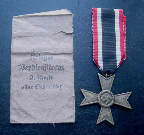 War Merit Cross Without Swords with Packet