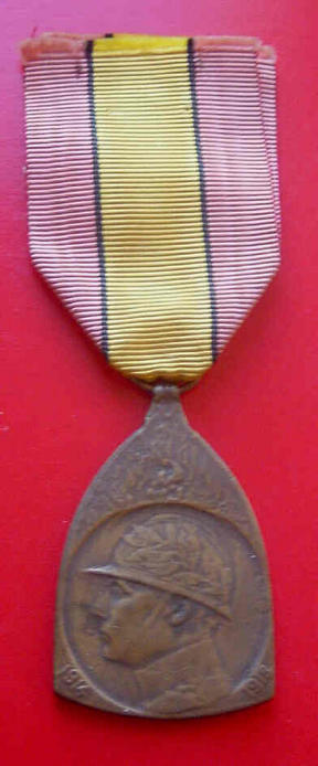 Belgium WW1 War Medal