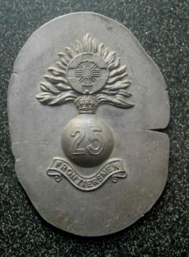 25th Bn. Royal Fusiliers (Frontiersmen) Pewter Plaque 