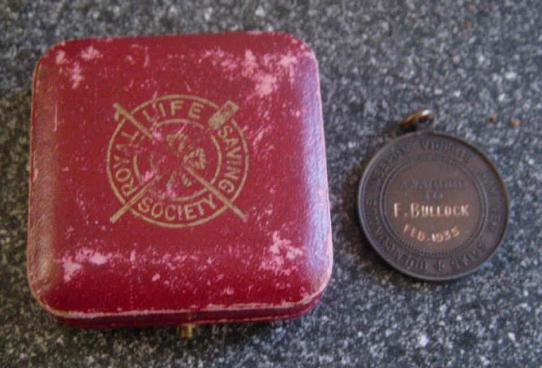 Royal Life Saving Society Medal in Case