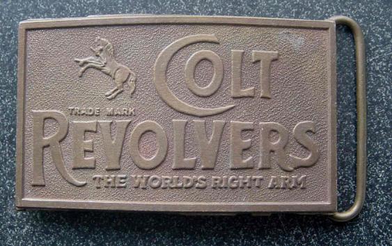 USA United States Colt Revolvers Fantasy Belt Buckle