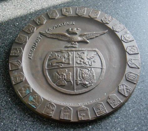 Bronze Italian Airforce Plaque - Large