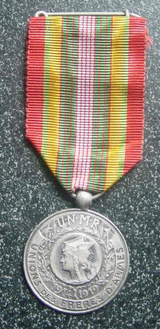 France WW1 French Army Great War Veterans Medal