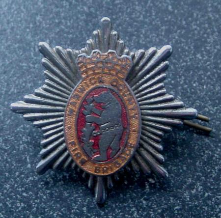 British Warwickshire Fire Brigade Cap Badge Obsolete