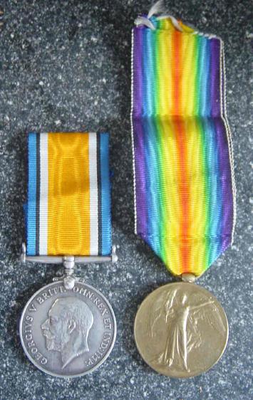 WW1 British Army Medal Pair BWM Victory Royal Engineers