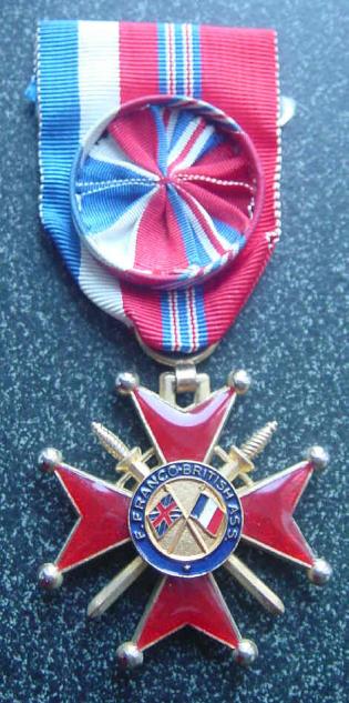 Franco British Cross of Honour - Officer