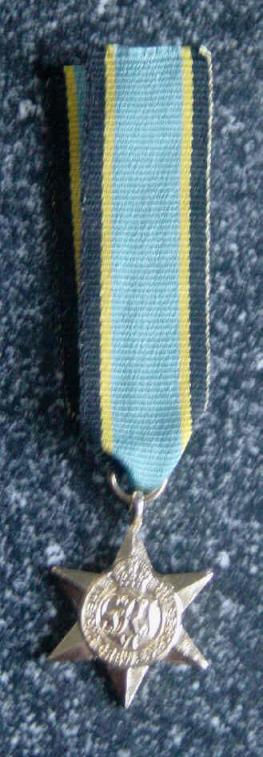 British Royal Air Force RAF Air Crew Europe Medal WW2 Miniature