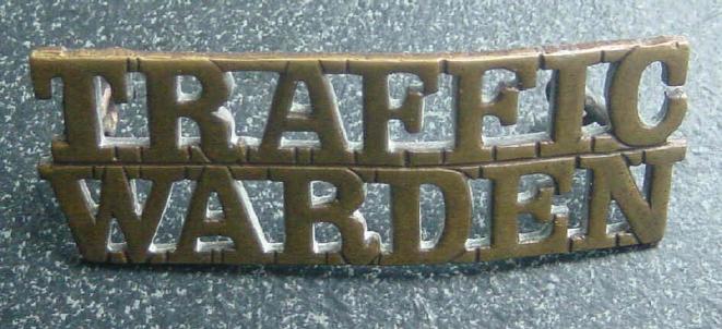 Traffic Wardens Shoulder Title