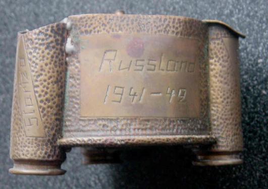 Luftwaffe Trench Art Ashtray Russia 1941 - 42