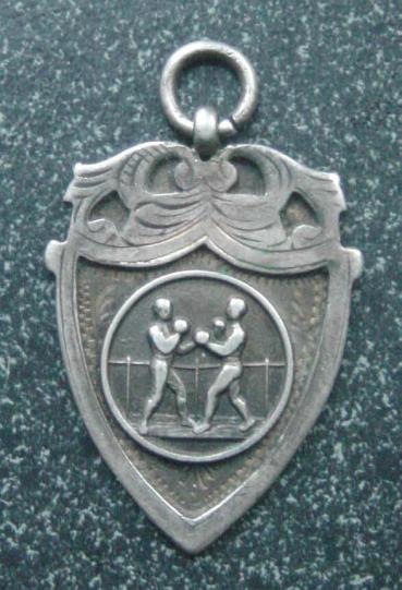 WW1 Boxing Fob H.M. Silver