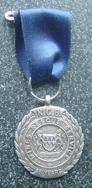 NCB Rescue Service Silver Medal