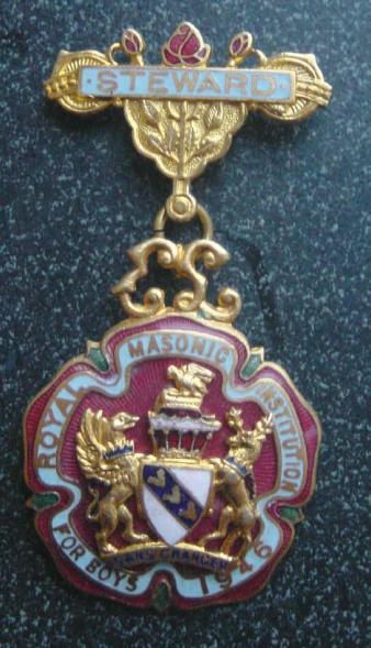 Masonic Stewards Jewel 1946