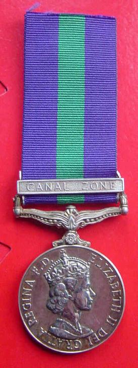 British Army GSM Canal Zone