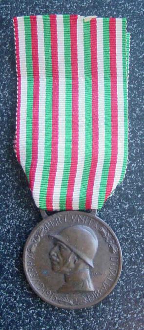 Great war Italy WW1 1915 - 18 Italian Army War Medal