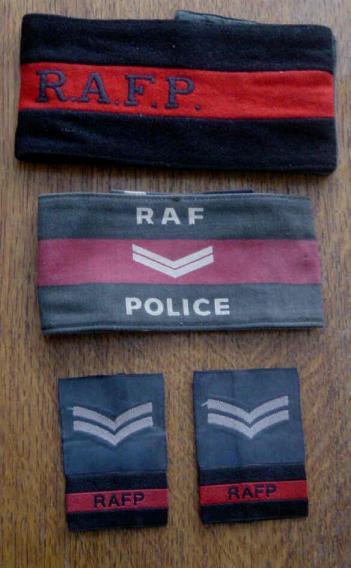 R.A.F. Police Insignia Lot