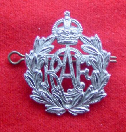 RCAF Chromed Cap Badge 