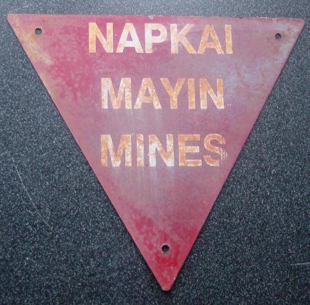 Cyprus UN Mines Warning Sign