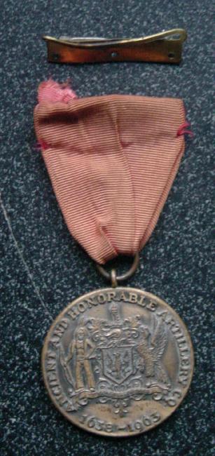 US Honorable Artillery Company Medal