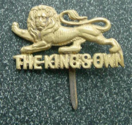 Kings Own Royal Regiment Bazaar Cap Badge