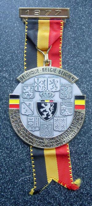 Belgium Carnival Medal 1977