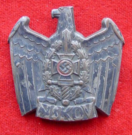 German NSKOV Cap Badge