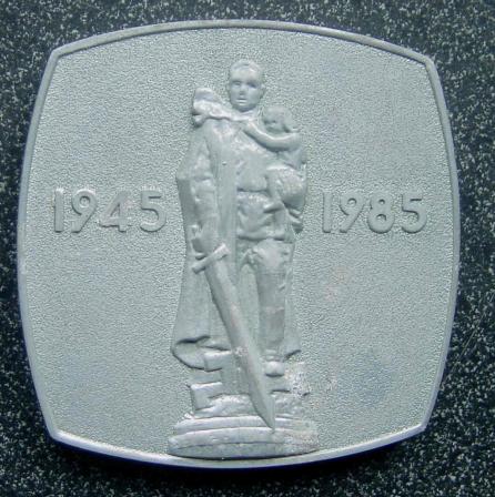 USSR 40th Anniversary of the War In Europe WW2 Plaque