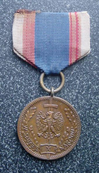 Poland Medal of Merit 10 Year Award