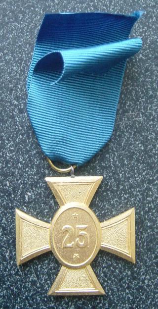 German Police 25 Year Service Medal 1957