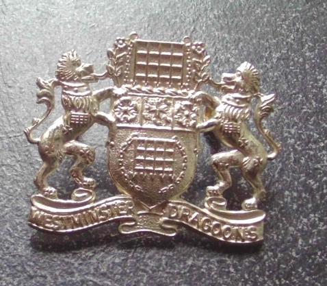 British Army Westminster Dragoons Cap Badge