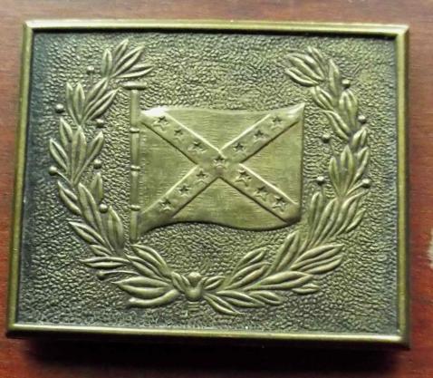 Confederate Brass Belt Buckle