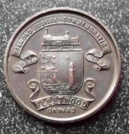 Victoria 1897 Jubilee Medal - Fleetwood