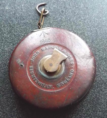 Leather Cased Tape Measure WD 1945