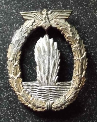 German Minesweepers War Badge