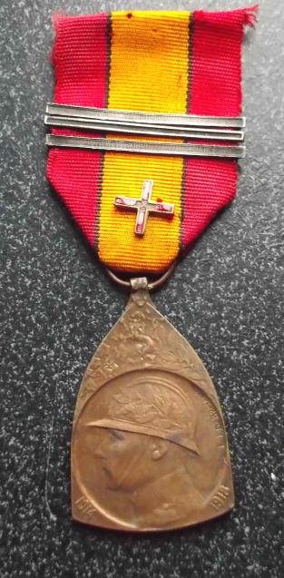 Belgium WW1 War Commemorative Medal