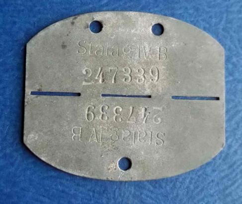 Stalag IVB Id Tag - POW Camp