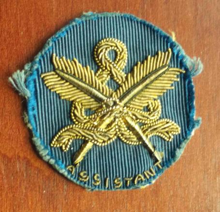 Vintage Fraternity Bullion Wire Patch 