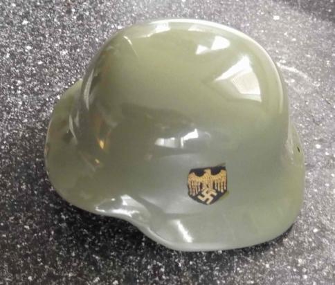 Ceramic German WW2 Army Helmet