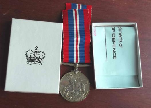 Royal Air Force British War Medal WW2 in Issue Box RAF