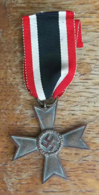 German WW2 War Merit Cross Without Swords