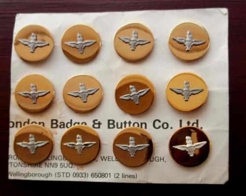 British Army Parachute Regiment Mess Buttons