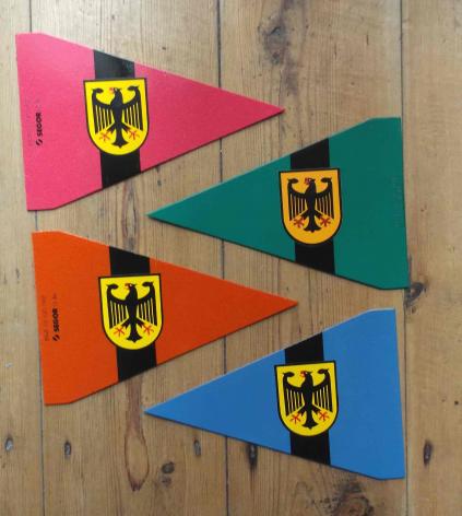 West German Federal Staff Car Pennants Cold War