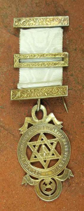 Masonic Silver Breast Jewel Masonic Royal Arch Companion’s 