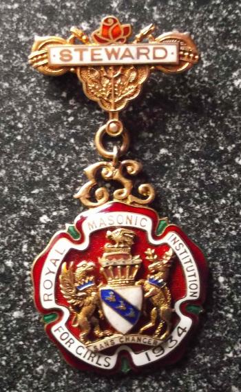 Masonic Jewel RMIG 1934 HM Silver