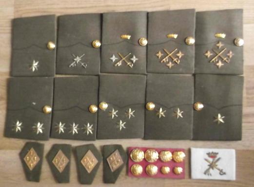 Spanish Army Officers Rank Emblems