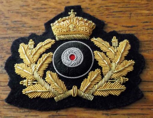 German Imperial Navy Officers Cap Badge - Reproduction