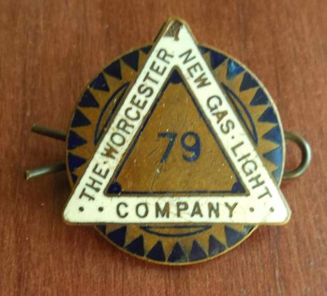 Worcester New Gas Light Company Badge